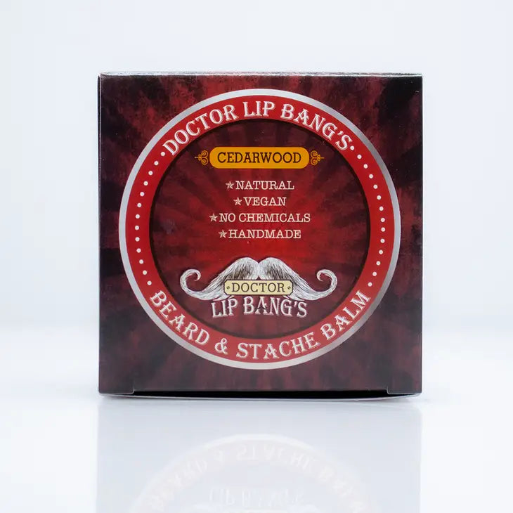 Doctor Lip Bang's Vegan Beard & Stache Balm - Essential for the Exceptional Beard