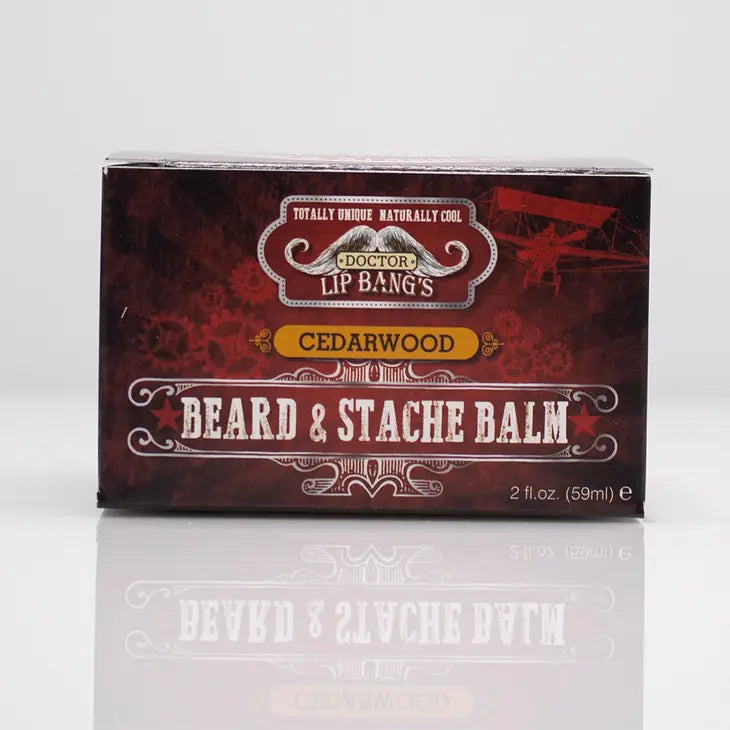 Doctor Lip Bang's Vegan Beard & Stache Balm - Essential for the Exceptional Beard