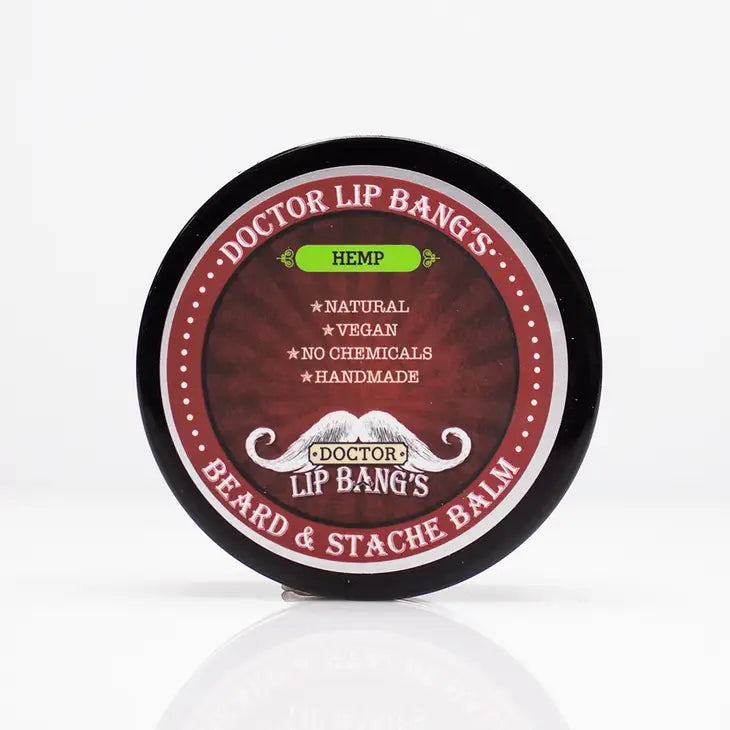 Doctor Lip Bang's Vegan Beard & Stache Balm - Essential for the Exceptional Beard