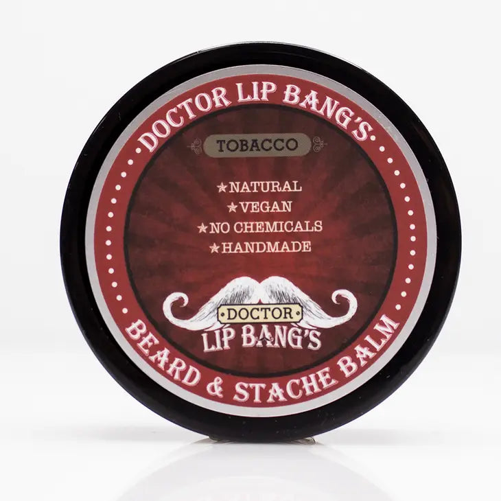 Doctor Lip Bang's Vegan Beard & Stache Balm - Essential for the Exceptional Beard