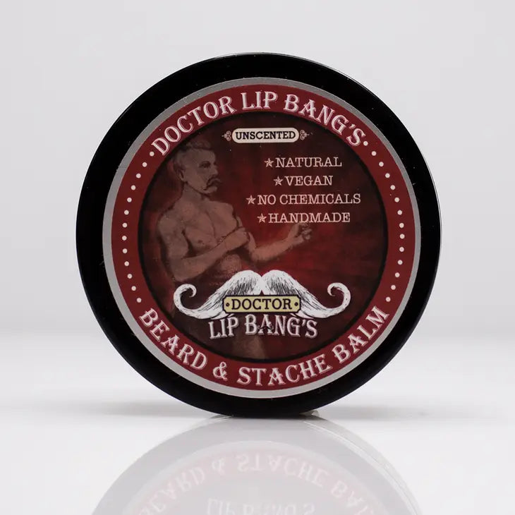 Doctor Lip Bang's Vegan Beard & Stache Balm - Essential for the Exceptional Beard