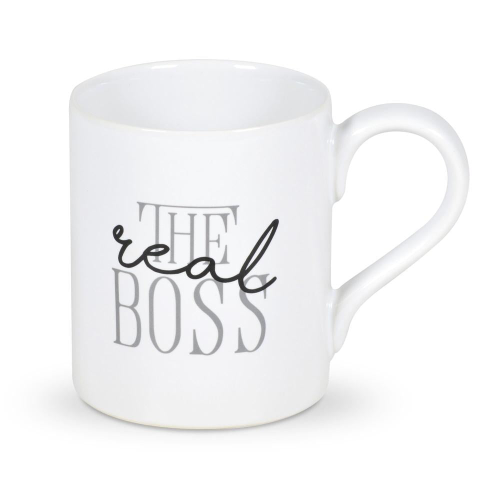 The Boss & The Real Boss Mug Set by Our Name is Mud: A Fun Gift for Couples