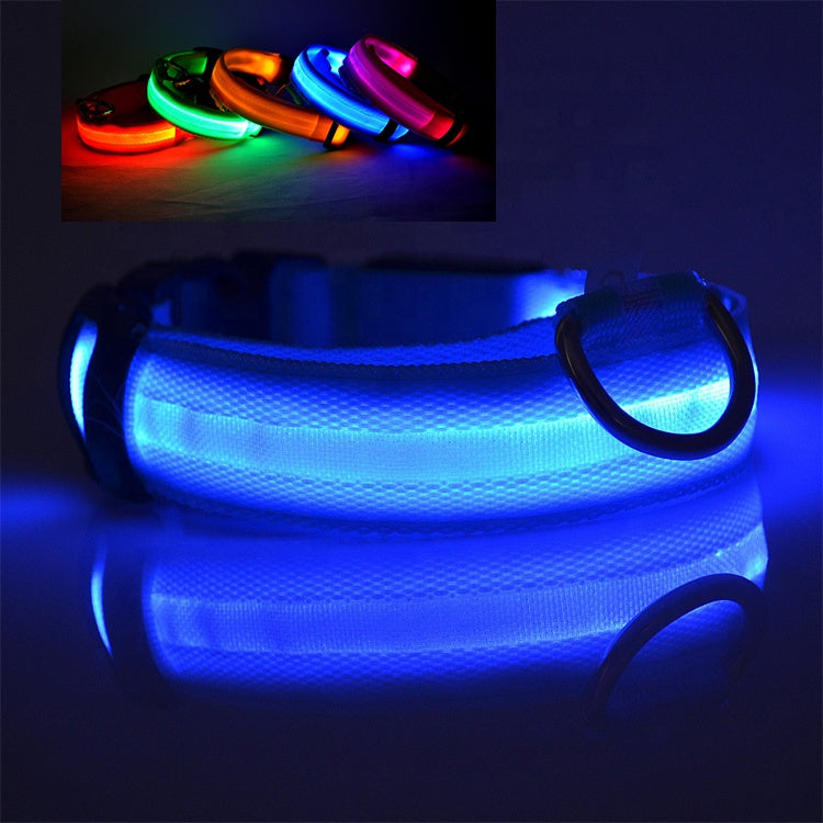 Light Up the Night with Our Best-Selling USB Rechargeable LED Pet Collar! Free Shipping from US Supplier!