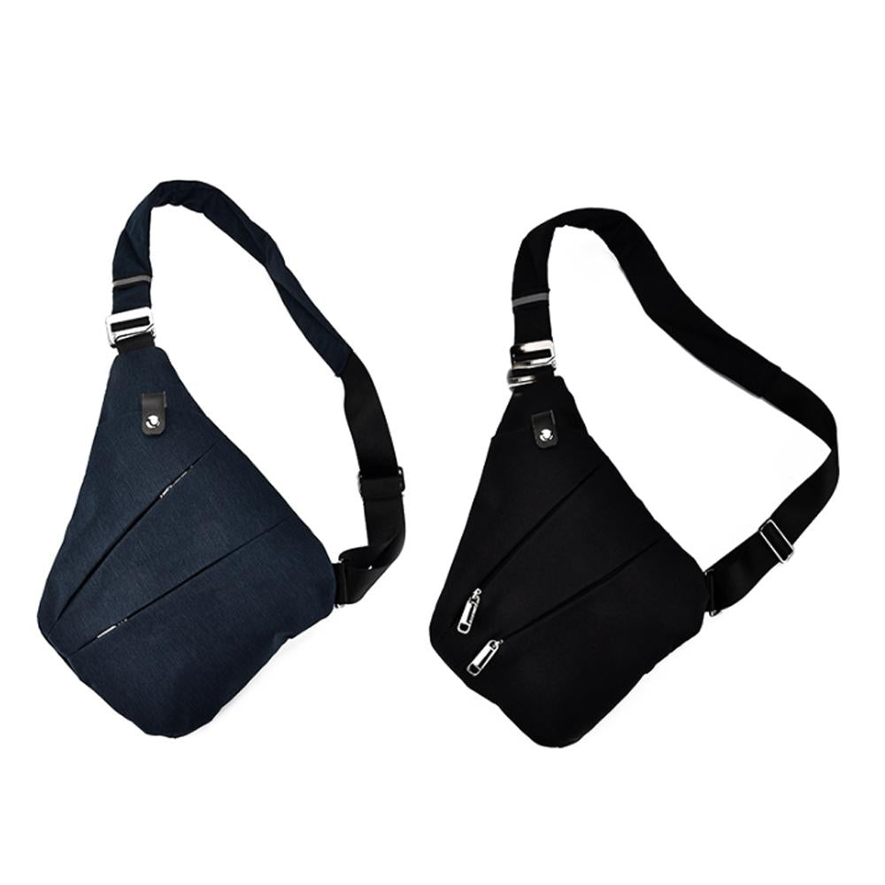 Unisex Waterproof Triangle Messenger Side Crossbody Bag